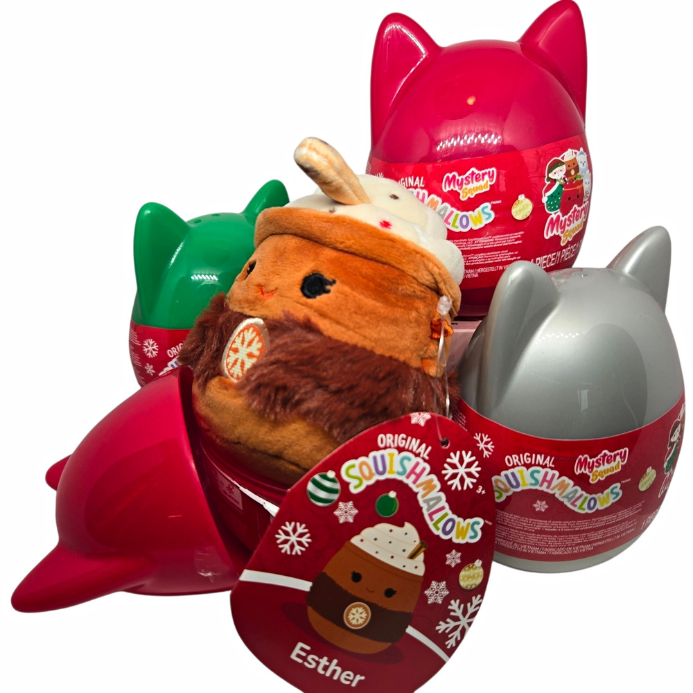 Squishmallows Mystery Squad - Listing Is 4 Randomly Selected Squishmallow Eggs